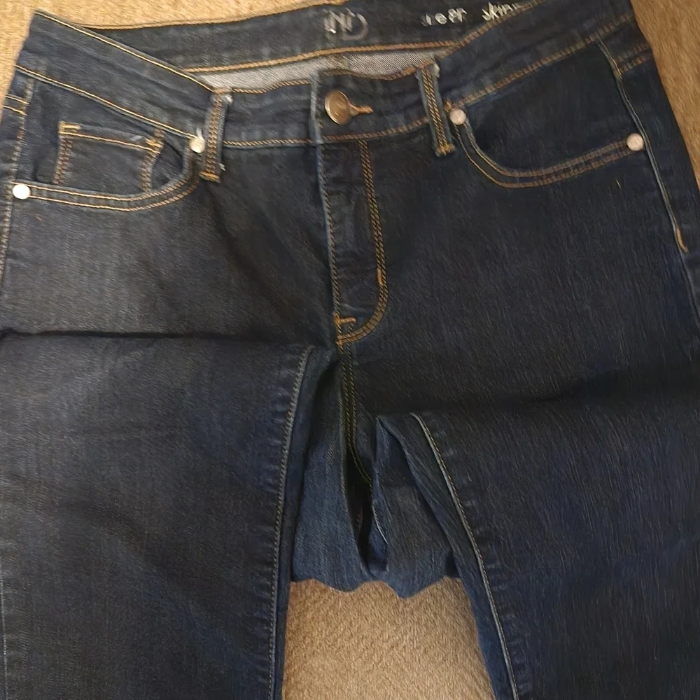 New Directions Deep Indigo Skinny Jeans